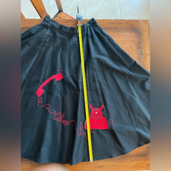 Collectif Black and Red Poodle Skirt - Picture 8 of 10